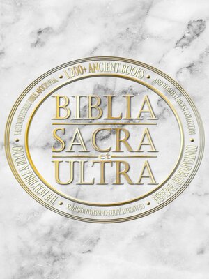 cover image of Biblia Sacra et Ultra